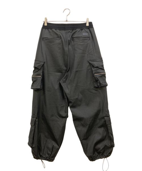 DANKE SCHON（ダンケ シェーン）DANKE SCHON (ダンケ シェーン) PREMIUM COATING WIDE POCKET PANTS ブラック サイズ:Lの古着・服飾アイテム