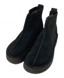 CLARKS（クラークス）の古着「TREK WEDGE BOOT」｜ブラック