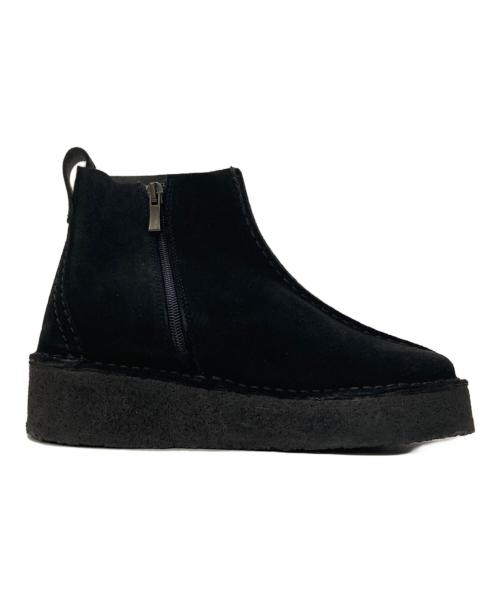CLARKS（クラークス）CLARKS (クラークス) TREK WEDGE BOOT ブラック サイズ:UK4/EU37の古着・服飾アイテム