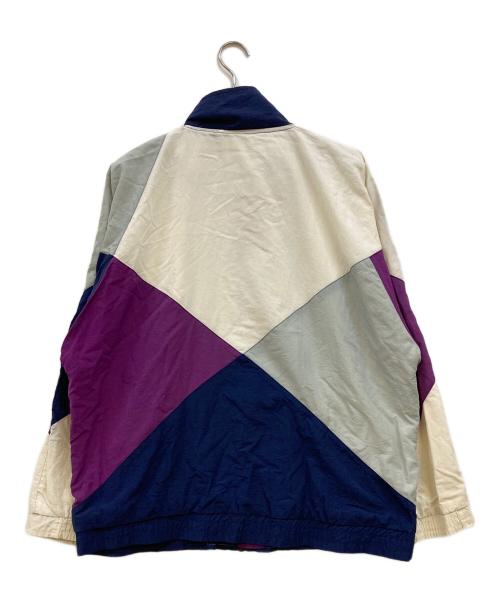 Christian Dior MONSIEUR（クリスチャンディオールムッシュ）Christian Dior MONSIEUR (クリスチャンディオールムッシュ) 90‘sナイロンジャケット パープル×ホワイト×ネイビー サイズ:Lの古着・服飾アイテム