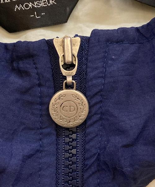 Christian Dior MONSIEUR（クリスチャンディオールムッシュ）Christian Dior MONSIEUR (クリスチャンディオールムッシュ) 90‘sナイロンジャケット パープル×ホワイト×ネイビー サイズ:Lの古着・服飾アイテム