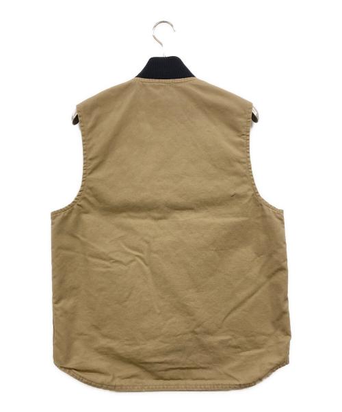 CarHartt（カーハート）CarHartt (カーハート) 裏地キルティング ダックベスト ベージュ サイズ:Ｍの古着・服飾アイテム