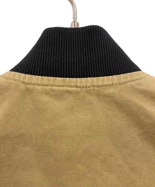 CarHartt（カーハート）CarHartt (カーハート) 裏地キルティング ダックベスト ベージュ サイズ:Ｍの古着・服飾アイテム