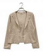 M-premierBLACKエムプルミエブラック）の古着「Mプルミエブラックフーディカーディガン」｜ベージュ