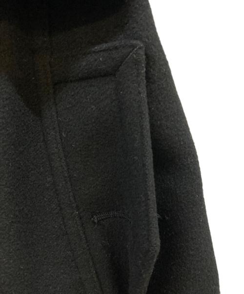 BURBERRY LONDON（バーバリーロンドン）BURBERRY LONDON (バーバリーロンドン) フォックスファー付カシミヤブレンドロングコート ブラック サイズ:38の古着・服飾アイテム