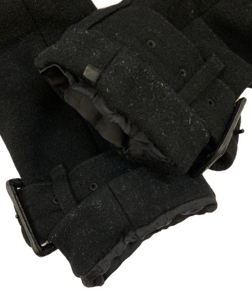 BURBERRY LONDON（バーバリーロンドン）BURBERRY LONDON (バーバリーロンドン) フォックスファー付カシミヤブレンドロングコート ブラック サイズ:38の古着・服飾アイテム