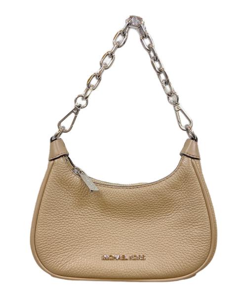MICHAEL KORS（マイケル・コース）MICHAEL KORS (マイケル・コース) CORA MINI ZIP POUCHETTE ベージュの古着・服飾アイテム