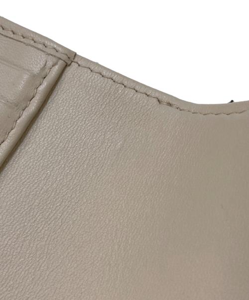 Christian Dior（クリスチャン ディオール）Christian Dior (クリスチャン ディオール) Saddle Lotus オブリーク コンパクトウォレット ブルーの古着・服飾アイテム