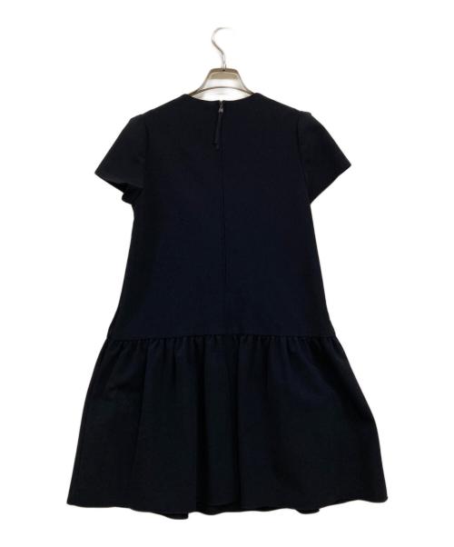FOXEY NEWYORK（フォクシーニューヨーク）FOXEY NEWYORK (フォクシーニューヨーク) マットストレッチグログランワンピース ブラック サイズ:40の古着・服飾アイテム
