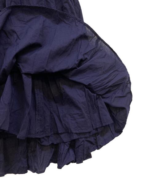 MARIHA（マリハ）MARIHA (マリハ) コットンノースリーブワンピース ネイビー サイズ:36の古着・服飾アイテム