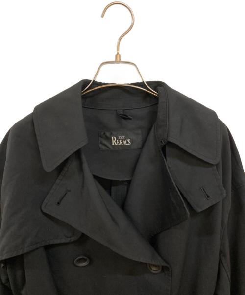 THE RERACS（ザ リラクス）THE RERACS (ザ リラクス) トレンチコート ブラック サイズ:38の古着・服飾アイテム