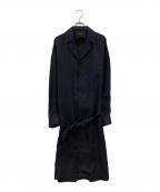 THE RERACSザ リラクス）の古着「open-collar shirt coat」｜ブラック