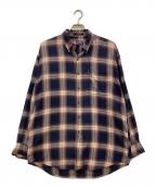 CHAPS RALPH LAURENチャップス ラルフローレン）の古着「チェックシャツ」｜ネイビー