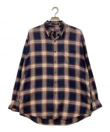 CHAPS RALPH LAUREN（チャップス ラルフローレン）の古着「チェックシャツ」｜ネイビー