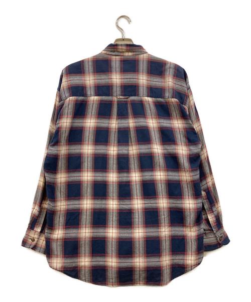 CHAPS RALPH LAUREN（チャップス ラルフローレン）CHAPS RALPH LAUREN (チャップス ラルフローレン) チェックシャツ ネイビー サイズ:Ｌの古着・服飾アイテム