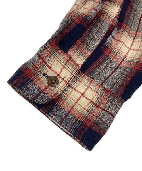 CHAPS RALPH LAUREN（チャップス ラルフローレン）CHAPS RALPH LAUREN (チャップス ラルフローレン) チェックシャツ ネイビー サイズ:Ｌの古着・服飾アイテム