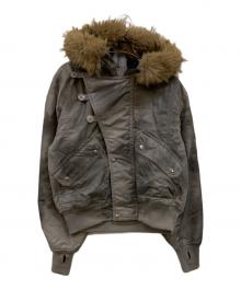 ANDER HUNK（アンダーハンク）の古着「Faded N2B Flight Jacket」｜グレー