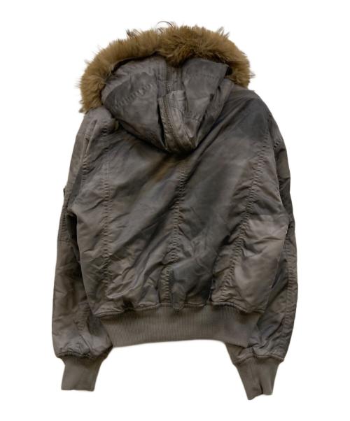 ANDER HUNK（アンダーハンク）ANDER HUNK (アンダーハンク) Faded N2B Flight Jacket グレー サイズ:Ｌの古着・服飾アイテム