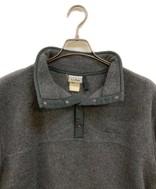 L.L.Bean（エルエルビーン）L.L.Bean (エルエルビーン) 90's ハーフボタンフリースジャケット グレー サイズ:下記参照の古着・服飾アイテム