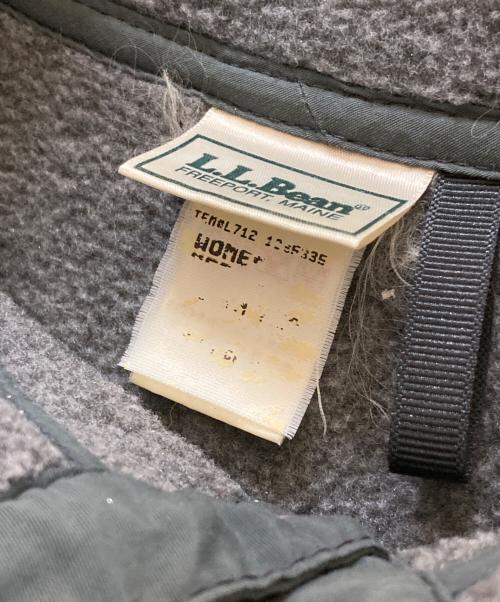 L.L.Bean（エルエルビーン）L.L.Bean (エルエルビーン) 90's ハーフボタンフリースジャケット グレー サイズ:下記参照の古着・服飾アイテム