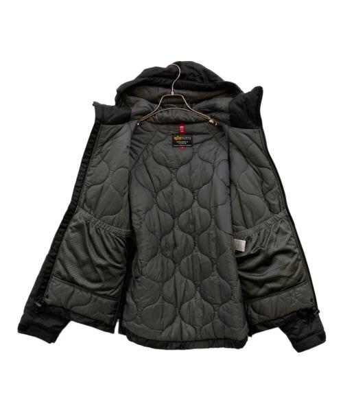 ALPHA（アルファ）ALPHA (アルファ) DEEP FREEZE PADDING JACKET ブラック サイズ:Sの古着・服飾アイテム