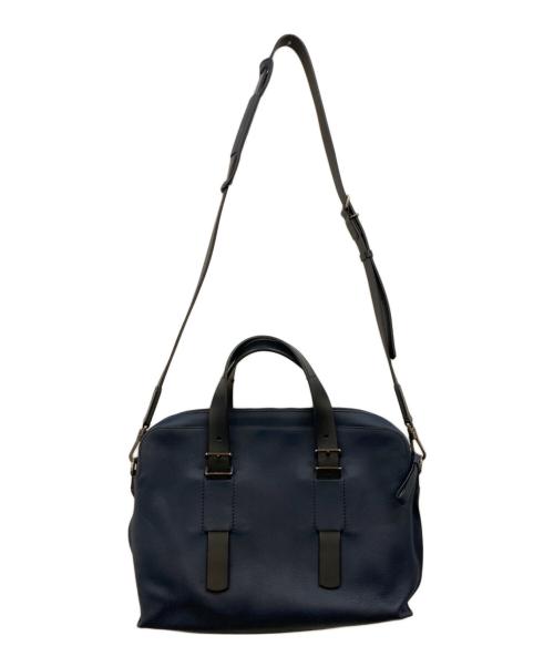 BALLY（バリー）BALLY (バリー) BALZACO/2WAYビジネスバッグ ブラック×ネイビーの古着・服飾アイテム