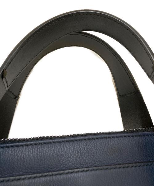 BALLY（バリー）BALLY (バリー) BALZACO/2WAYビジネスバッグ ブラック×ネイビーの古着・服飾アイテム