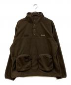 BROOKブルック）の古着「フリースジャケット」｜ブラウン