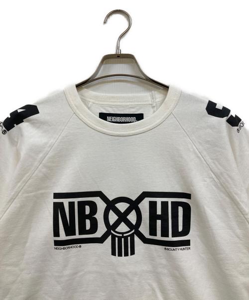 RUSSELL ATHLETIC（ラッセルアスレチック）RUSSELL ATHLETIC (ラッセルアスレチック) NEIGHBORHOOD (ネイバーフッド) BOUNTY HUNTER (バウンティハンター) プリントTシャツ ホワイト サイズ:Lの古着・服飾アイテム