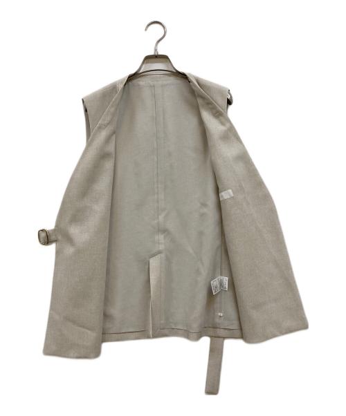 NOLLEY'S（ノーリーズ）NOLLEY'S (ノーリーズ) ウォッシャブルドライライトジレ ベージュ サイズ:38の古着・服飾アイテム