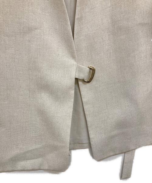 NOLLEY'S（ノーリーズ）NOLLEY'S (ノーリーズ) ウォッシャブルドライライトジレ ベージュ サイズ:38の古着・服飾アイテム