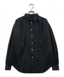 POLO RALPH LAUREN（ポロ・ラルフローレン）の古着「ギャザーシャツ」｜ブラック