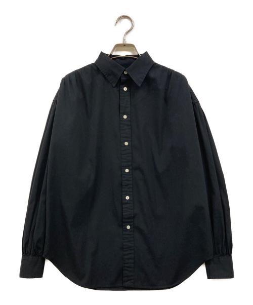 POLO RALPH LAUREN（ポロ・ラルフローレン）POLO RALPH LAUREN (ポロ・ラルフローレン) ギャザーシャツ ブラック サイズ:4の古着・服飾アイテム