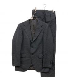 BEAMS F（ビームスエフ）の古着「HANDMADE WILLIAM HALSTEAD ウール ソリッド スーツ」｜グレー