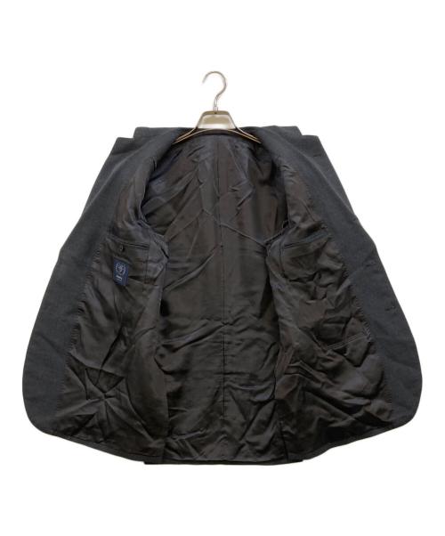 BEAMS F（ビームスエフ）BEAMS F (ビームスエフ) HANDMADE WILLIAM HALSTEAD ウール ソリッド スーツ グレー サイズ:46の古着・服飾アイテム