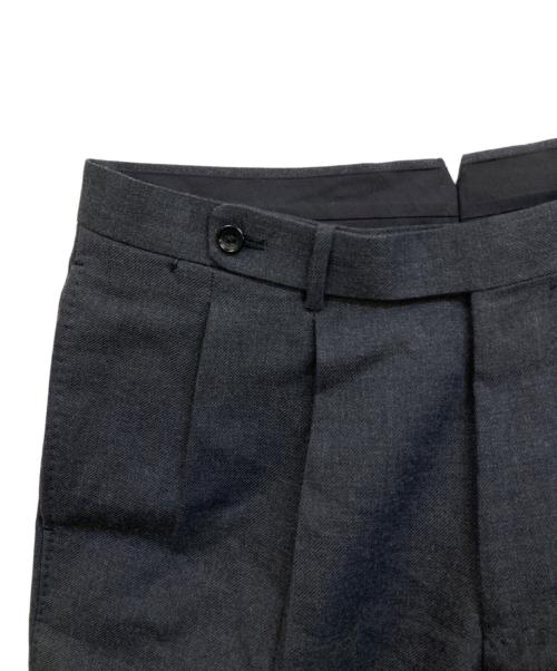 BEAMS F（ビームスエフ）BEAMS F (ビームスエフ) HANDMADE WILLIAM HALSTEAD ウール ソリッド スーツ グレー サイズ:46の古着・服飾アイテム