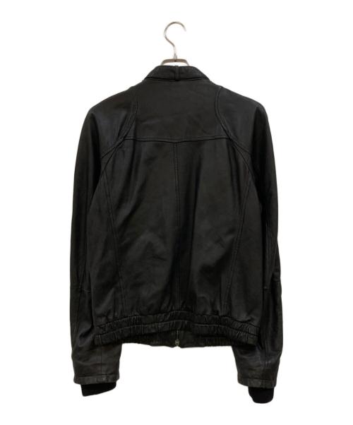 SANTACROCE（サンタクローチェ）SANTACROCE (サンタクローチェ) ラムレザージャケット ブラック サイズ:Sの古着・服飾アイテム