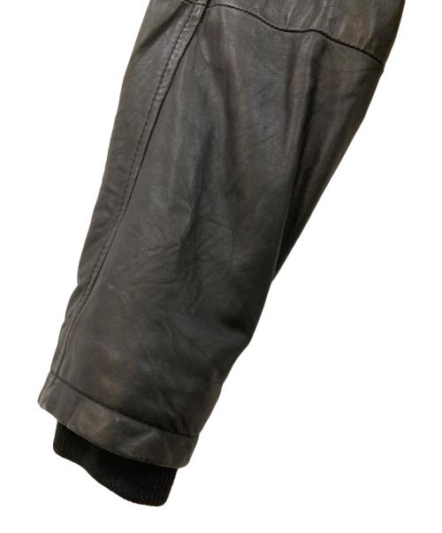 SANTACROCE（サンタクローチェ）SANTACROCE (サンタクローチェ) ラムレザージャケット ブラック サイズ:Sの古着・服飾アイテム