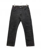 LEVI'Sリーバイス）の古着「505テーパードデニムパンツ」｜ブラック
