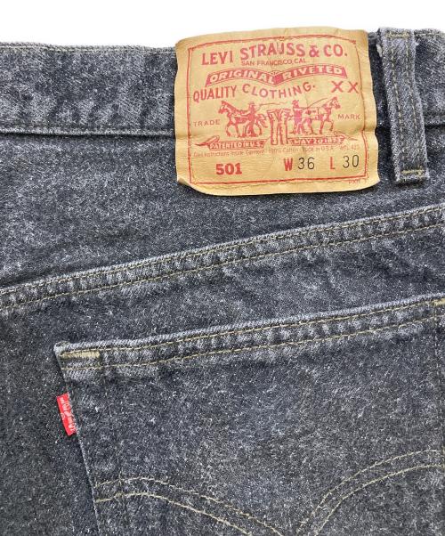 LEVI'S（リーバイス）LEVI'S (リーバイス) 80s 501先染めブラックデニムパンツ グレー サイズ:W36/L30の古着・服飾アイテム