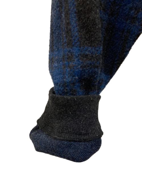 POLO RALPH LAUREN（ポロ・ラルフローレン）POLO RALPH LAUREN (ポロ・ラルフローレン) 90's オンブレチェックフーデッドジャケット ネイビー サイズ:Ｌの古着・服飾アイテム