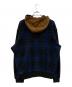 POLO RALPH LAUREN (ポロ・ラルフローレン) 90's オンブレチェックフーデッドジャケット ネイビー サイズ:Ｌ：25000円