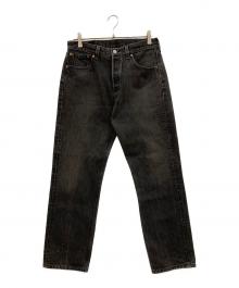 LEVI'S（リーバイス）の古着「後染め 501 ブラックデニムパンツ」｜ブラック