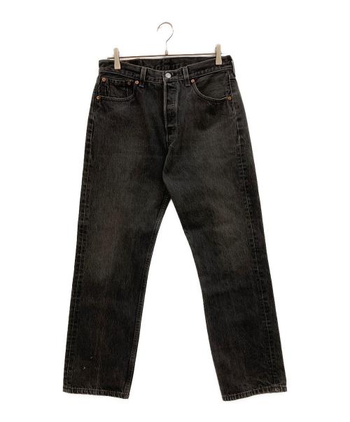 LEVI'S（リーバイス）LEVI'S (リーバイス) 後染め 501 ブラックデニムパンツ ブラック サイズ:Ｗ33(83.5㎝)の古着・服飾アイテム