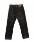 LEVI'S (リーバイス) 後染め 501 ブラックデニムパンツ ブラック サイズ:Ｗ33(83.5㎝)：14000円