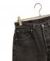 中古・古着 LEVI'S (リーバイス) 後染め 501 ブラックデニムパンツ ブラック サイズ:Ｗ33(83.5㎝)：14000円