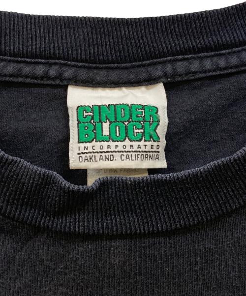 CINDER BLOCK（シンダーブロック）CINDER BLOCK (シンダーブロック) 90's ツアー レインボープリントTシャツ ブラック サイズ:XLの古着・服飾アイテム