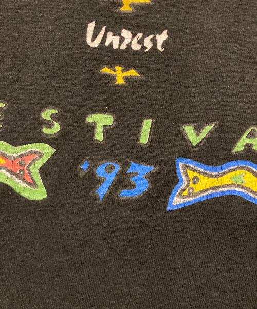 FRUIT OF THE LOOM（フルーツオブザルーム）FRUIT OF THE LOOM (フルーツオブザルーム) 90's lollapalooza プリントTシャツ ブラック サイズ:Ｌの古着・服飾アイテム