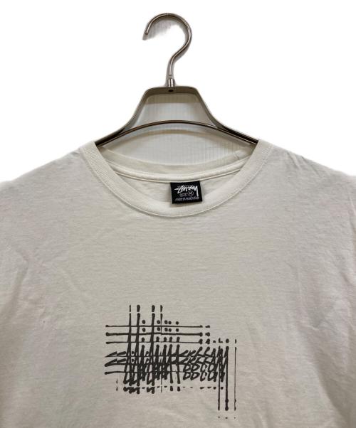 stussy（ステューシー）stussy (ステューシー) フロントロゴＴシャツ ホワイト サイズ:Ｍの古着・服飾アイテム