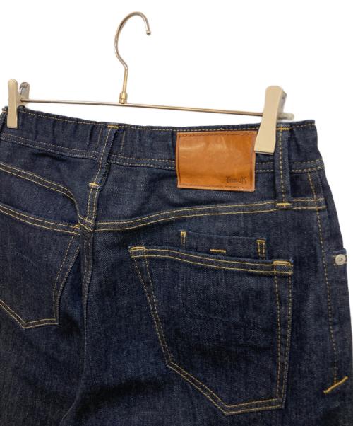 YANUK（ヤヌーク）YANUK (ヤヌーク) ワイドデニムパンツ インディゴ サイズ:Sの古着・服飾アイテム